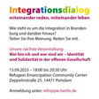 Bild zur Veranstaltung am 15.09.23, bunte Schrift, Titel, Termin, Ort