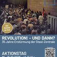 Szene der Erstürmung der Stasi-Zentrale in Berlin