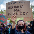 Protestaktion gegen die polnischen Abtreibungsgesetze, Berlin