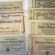 Verschiedene Reichsbahnnoten, ausgegeben Aug.-Okt. 1923, Foto Potsdam Museum