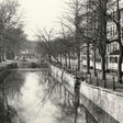 Der teilweise bereits zugeschüttete Stadtkanal in der Heinrich-Rau-Allee [Am Kanal], 15.2.1961, Foto Werner Taag