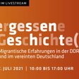 Veranstaltungstitel auf buntem Hintergrund
