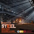 Fertigungshallung zur Stahlfertigung mit Informationen zur Austellung Beauty of Steel im Industriemuseum Brandenburg an der Havel