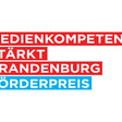 Schriftzug Förderpreis Medienkompetenz stärkt Brandenburg als Logo