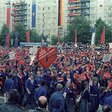 FDJ - Massenkundgebung zu Feierlichkeiten zum Nationalen Jugendfestival der DDR 1984; Quelle: BArch, MfS, ZAIG, Fo, Nr. 3716, Bild 31