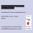 Workshop Kommunalpolitik