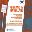 Veranstaltungsbeschreibung der Veranstaltung "Treuhand im Havelland - Glücksritter und Pleitegeier im Land Brandenburg in den 1990ern" mit Dr. Wolf-Rüdiger Knoll am 23. November 2026 im Industriemuseum Brandenburg
