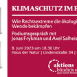 Podiumsgespräch: Klimaschutz im Fokus