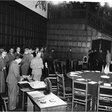 Die sowjetische Delegation vor Beginn der dritten Plenarsitzung am 19. Juli 1945 ©United States Army Signal Corps, Harry S. Truman Library & Museum