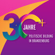 Logo 30 Jahre Politische Bildung Brandenburg