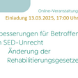 Einladung zur Online-Veranstaltung