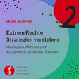Flyer der Andreas Hermes Akademie zur Veranstaltung