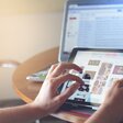 Arbeiten am Laptop