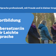 Ausschnitt aus dem Flyer zur Fortbildung