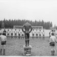 Szenenbild aus dem DEFA-Spielfilm "Der nackte Mann auf dem Sportplatz". 