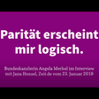 Parität erscheint mir logisch