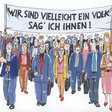 Karikatur von Freimut Wössner