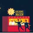 Jahrmarkt mit goldenen Nasen