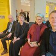 In der Veranstaltung "Zwischen den Zeiten": Dr. Peter Ulrich Weiß, Dr. Anna Kaminsky, Prof. Claudia Weber und Prof. Hermann Wentker (v.r.n.l.) 